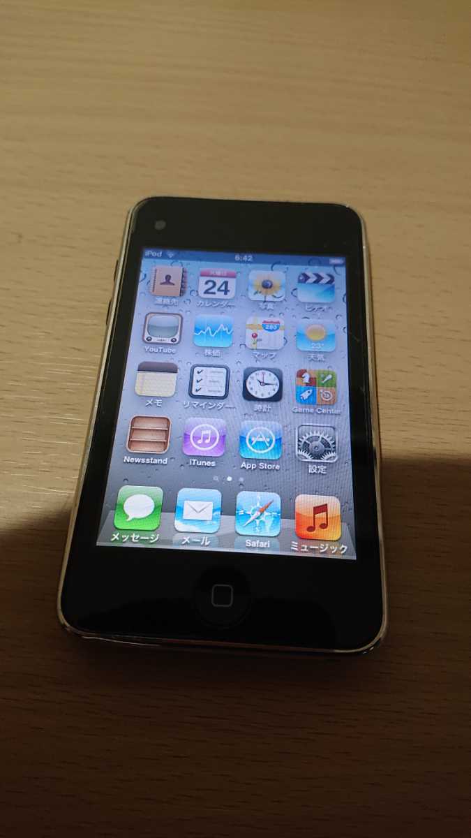 【傷や汚れあり】iPod touch アイポッド タッチ A1318 第3世代 32GB ブラック 中古 動作確認済 の落札情報詳細 ...