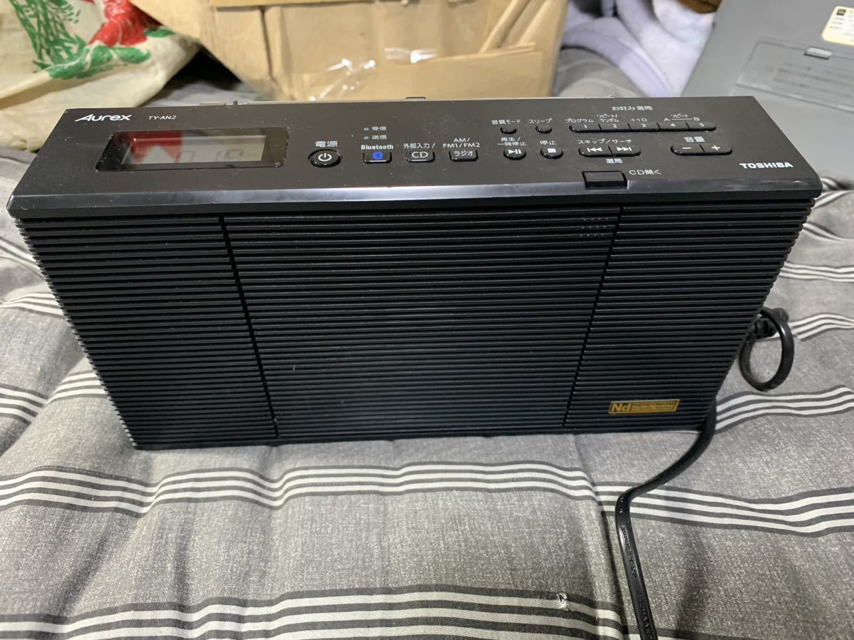 TOSHIBA CDラジオ TY-AN2 未使用品（やや傷や汚れあり】オー