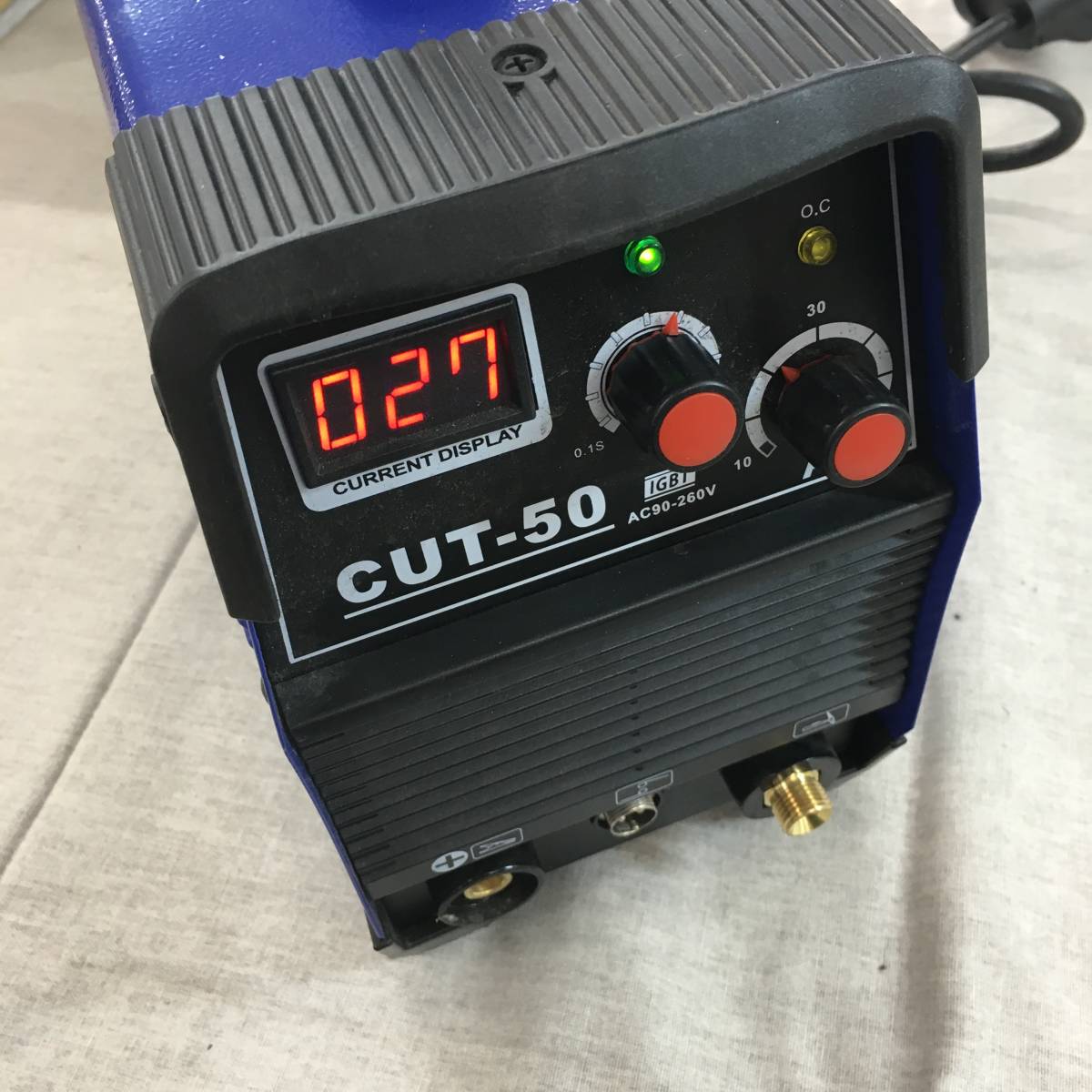 【目立った傷や汚れなし】現状品 プラズマカッター CUT50 (100V/200V/110V/240V) デュアルボルテージ AC DC