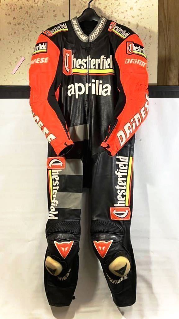 やや傷や汚れあり】ダイネーゼ dainese 革ツナギ レーシングスーツ 