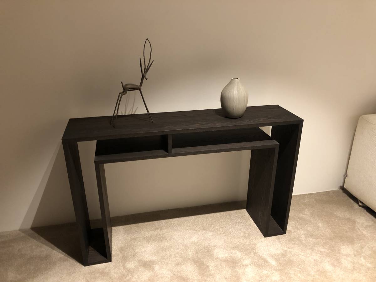 【目立った傷や汚れなし】SHOJI large console table コンソールテーブル 無垢 の落札情報詳細 ヤフオク落札価格