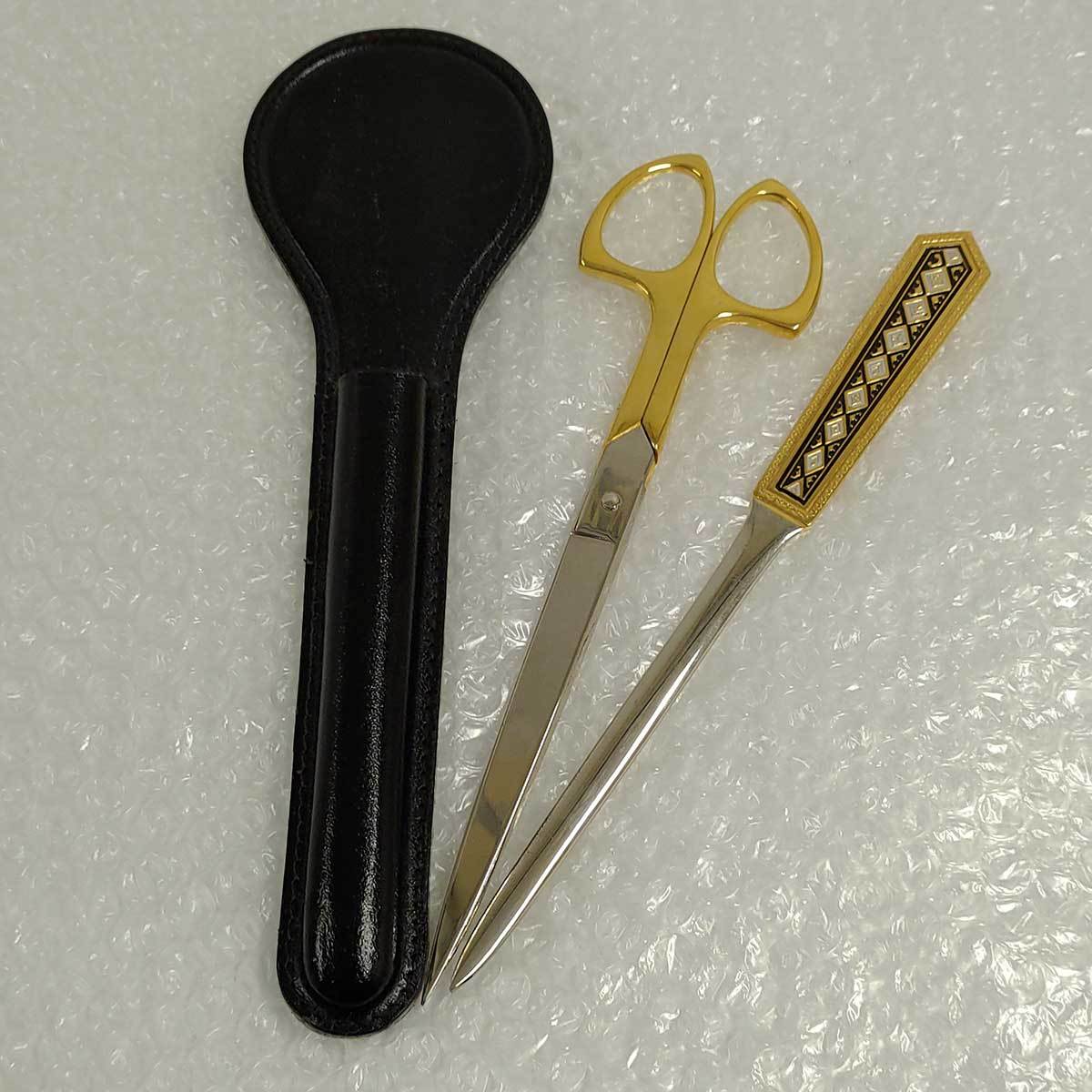 ⭐️未使用レベル Lerche (レルヒェ社) ハサミ&レターオープナー・セット ⭐️未使用レベル Lerche (レルヒェ社) ハサミ&レターオープナー