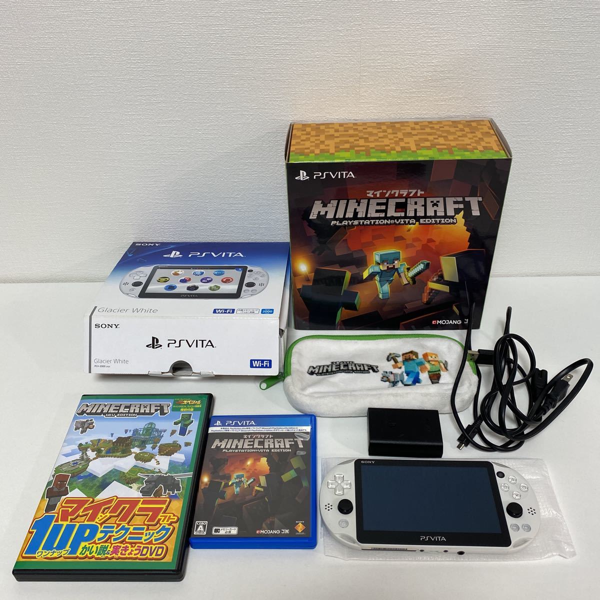 【傷や汚れあり】動作品 PS PlayStation Vita Minecraft Special Edition Bundle