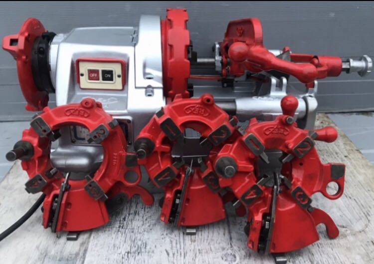 N1203AY] アサダ パイセット ミニコン82 ねじ切り機 ダイヘッド