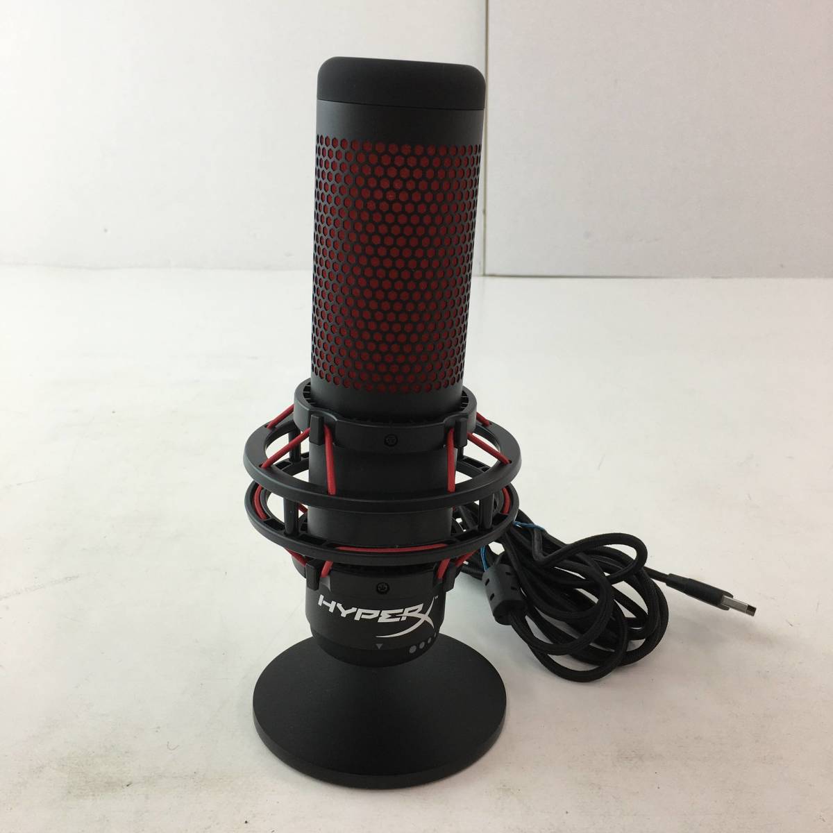 【やや傷や汚れあり】【1円～】HyperX QuadCast USBマイク（ブラックレッド） レッドライティング【ジャンク品】の落札情報