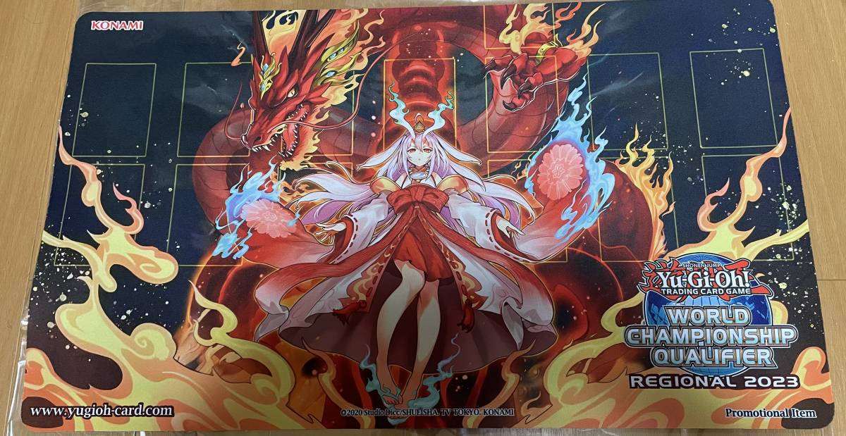 遊戯王 WCS2018 QUALIFIER 韓国 閃刀姫ーハヤテ プレイマット