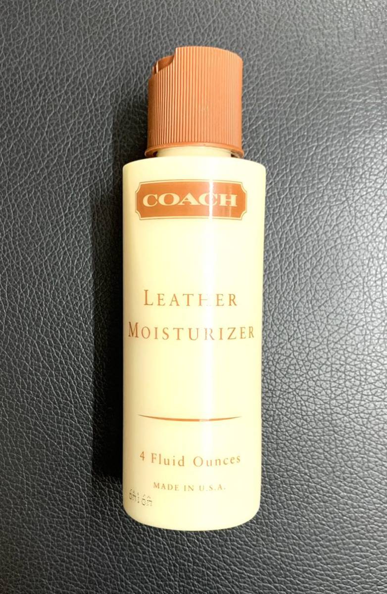 【未使用に近い】未使用COACHコーチ[LEATHER MOISTURIZERレザーモイスチャライザー(コーチ製革製品専用コンディショナー