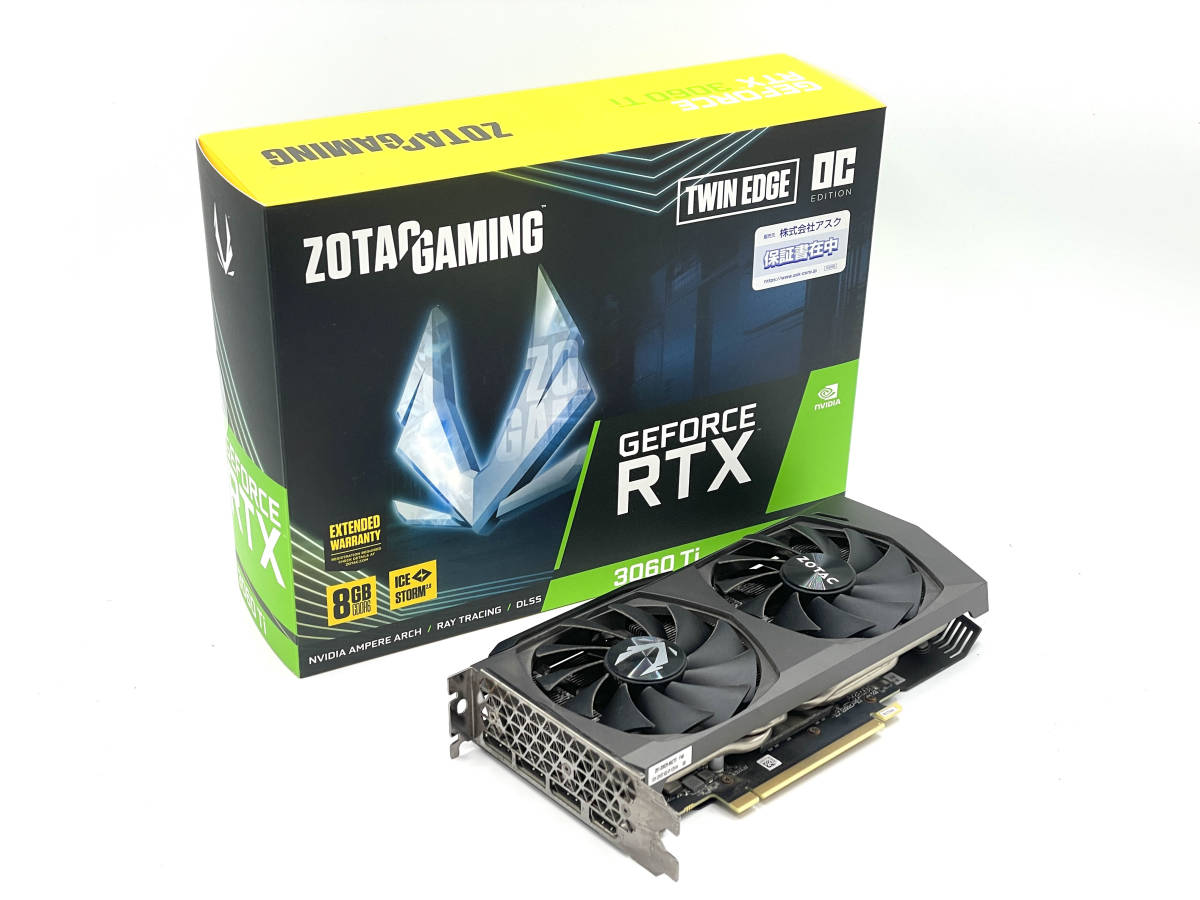 ZOTAC GeForce RTX3070ti[動作確認済み] ZOTAC Geforce RTX3070ti 動作確認済 （【動作確認済 美品