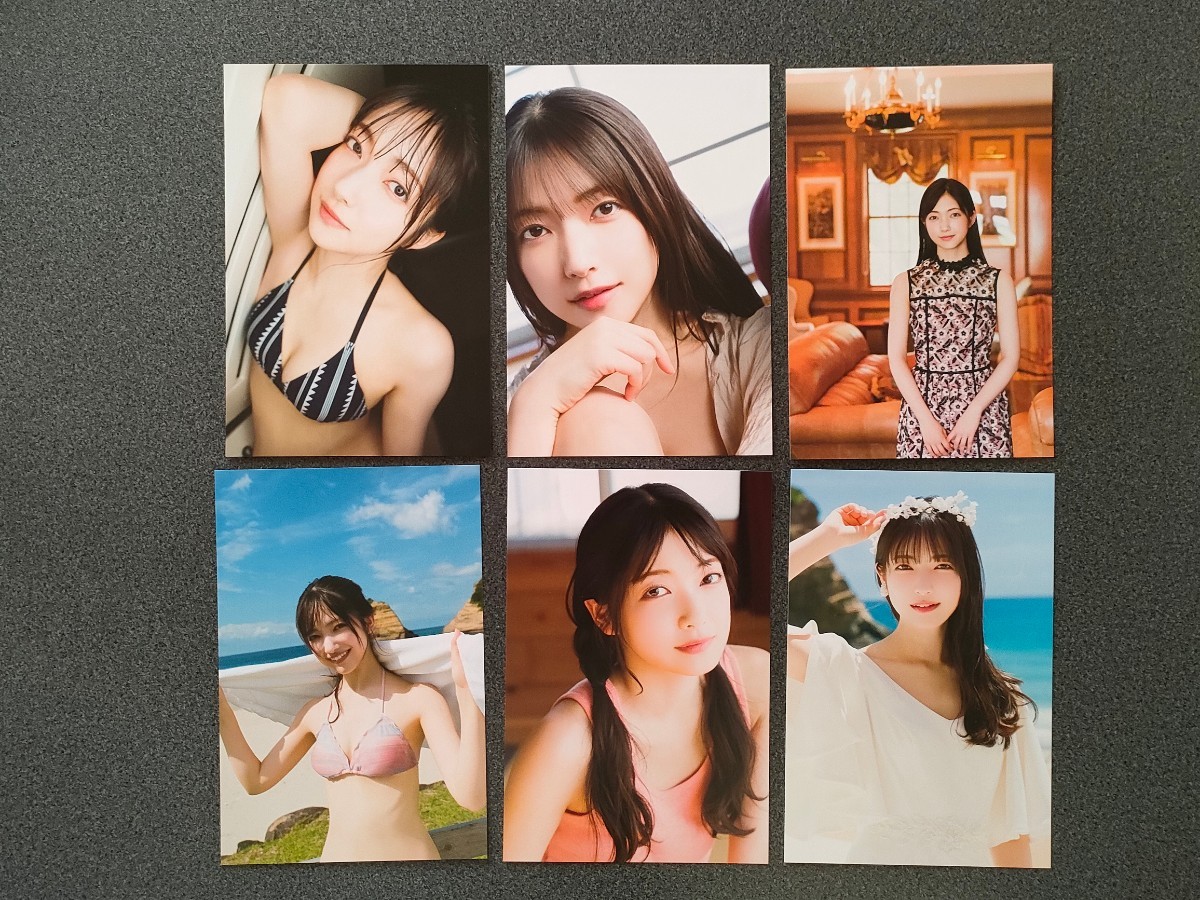 未使用】ポストカード 6種 大園玲 櫻坂46 大園玲1st写真集 半分光