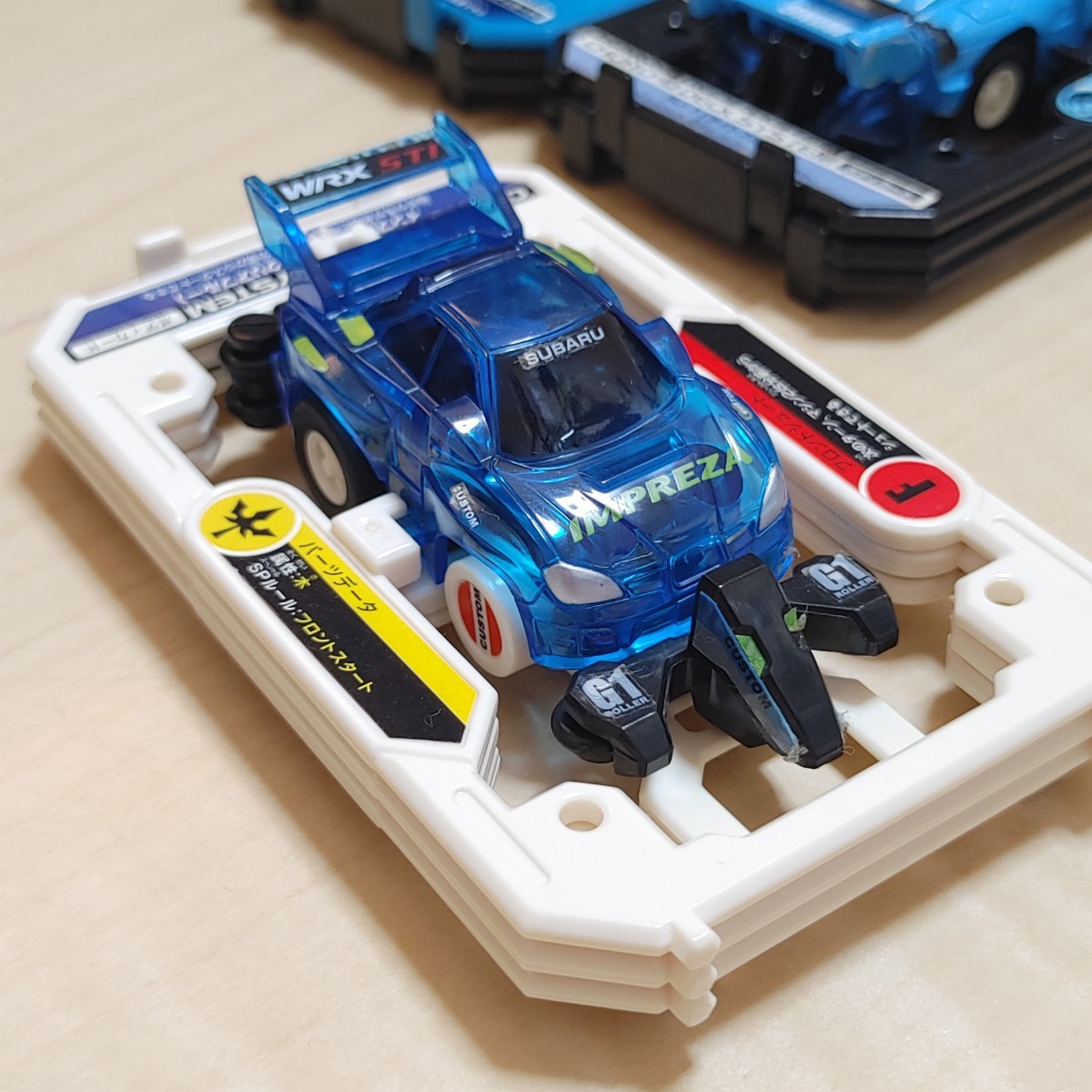 傷や汚れあり】チョロQデッキシステム deck system インプレッサ wrx