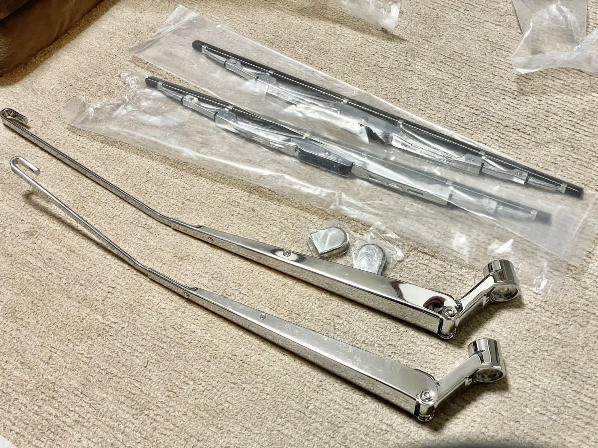 未使用】新品 ダイハツ ハイゼットメッキワイパー コペン L880k 流用