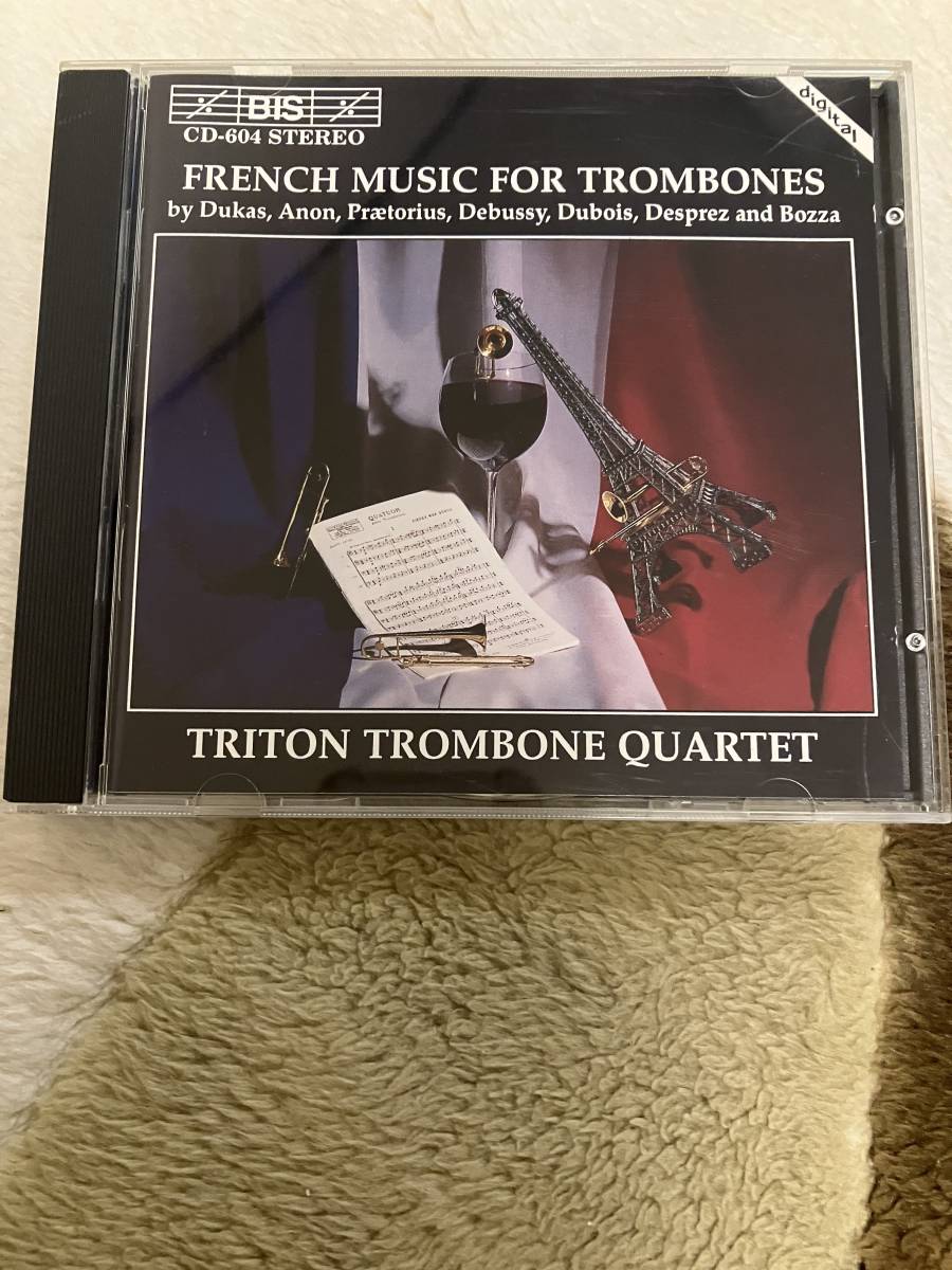 【目立った傷や汚れなし】FRENCH MUSIC FOR TROMBONES / TRITON TROMBONE QUARTETの落札情報詳細