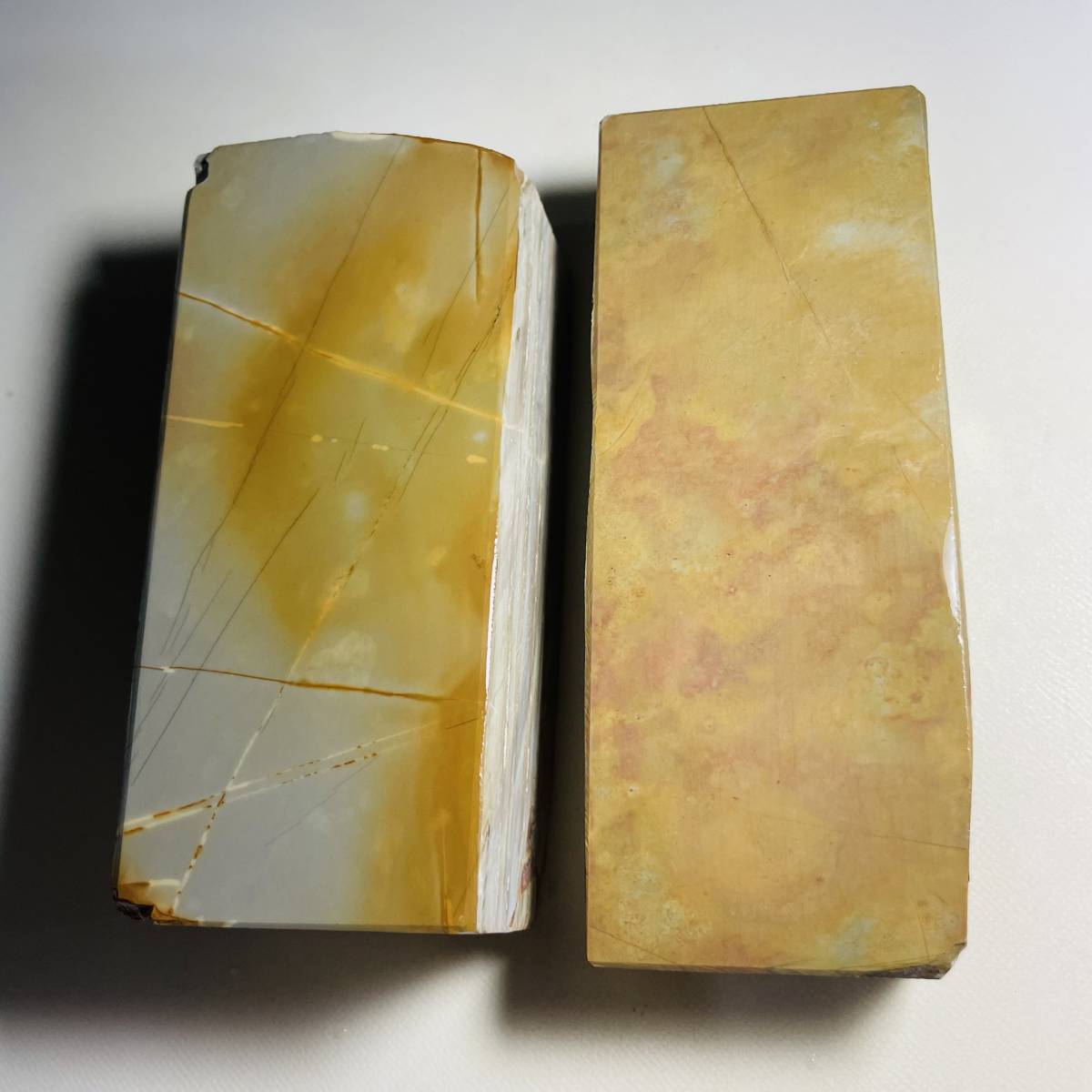 241 天然砥石正本山中山加藤鉱山浅黄上物鏡面系仕上げ砥石