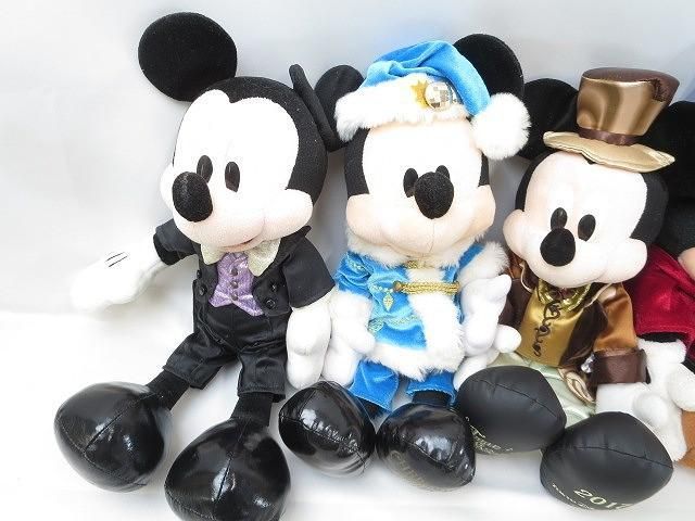 ビッグバンドビートミッキーミニーペアぬいぐるみタグ付き