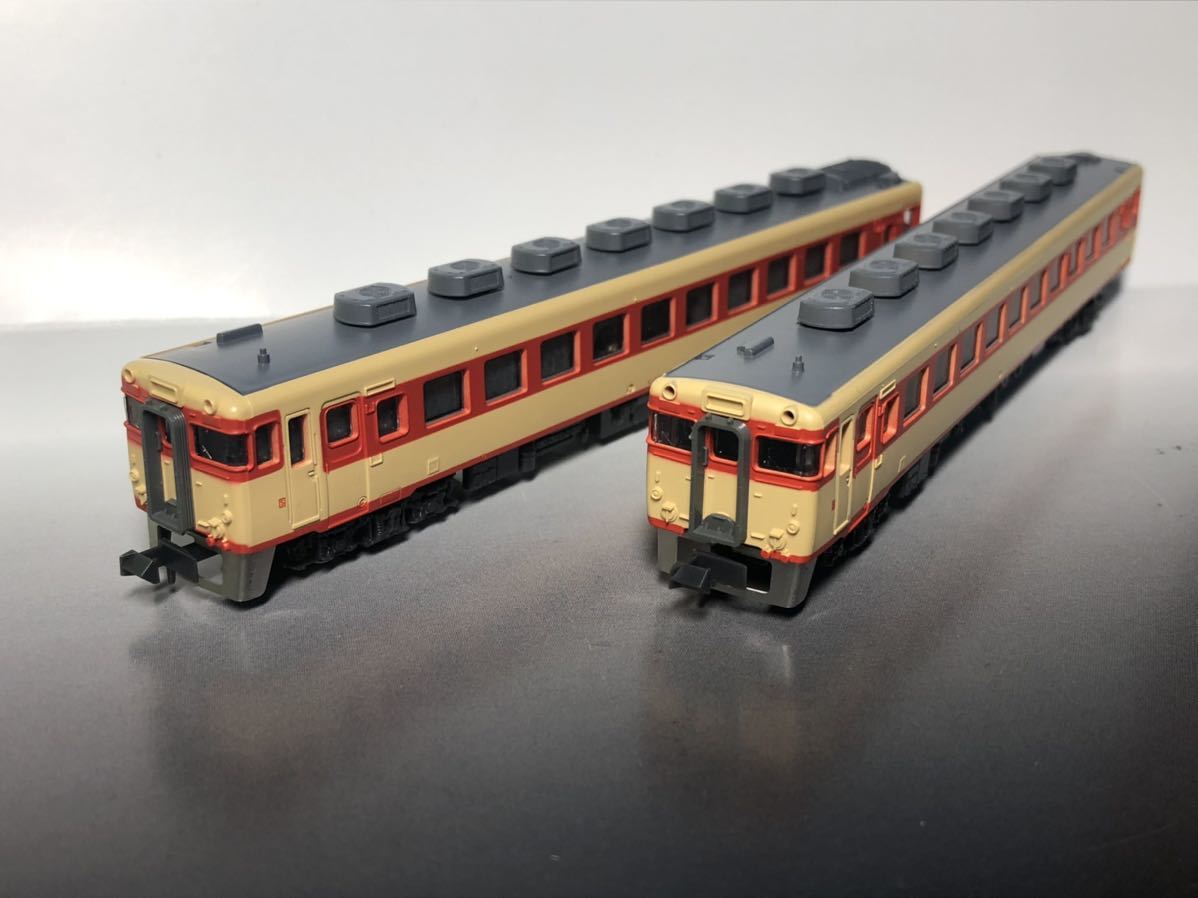 やや傷や汚れあり】tomix 品番2401、2403 国鉄キハ58形ディーゼル動車 