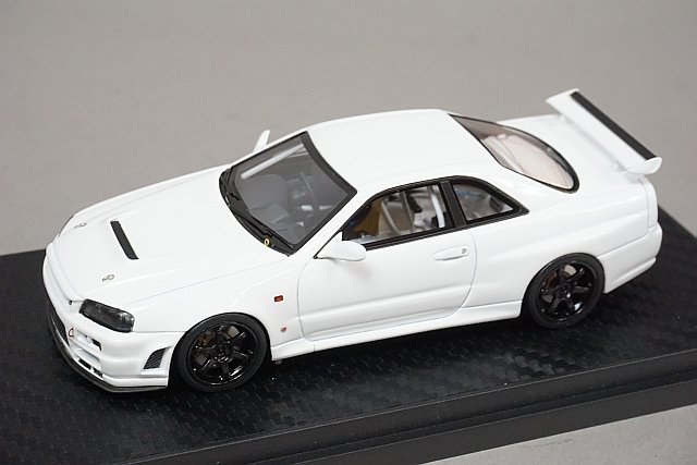 イグニッションモデル　R34 GT-R 1999 スーパーホワイト イグニッションモデルR34 GT-R 1999 スーパーホワイト