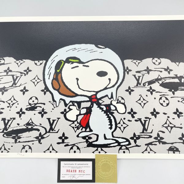 DEATH NYC　スヌーピー　アートポスター　極美品／未使用　No.20 Yahoo!オークション - DEATH NYC スヌーピー SNOOPY ルイ