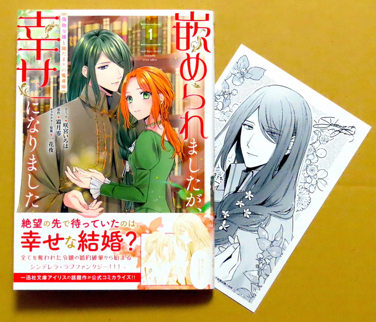 未使用に近い】購入特典描き下しペーパー付き・美本♪ 『嵌められまし
