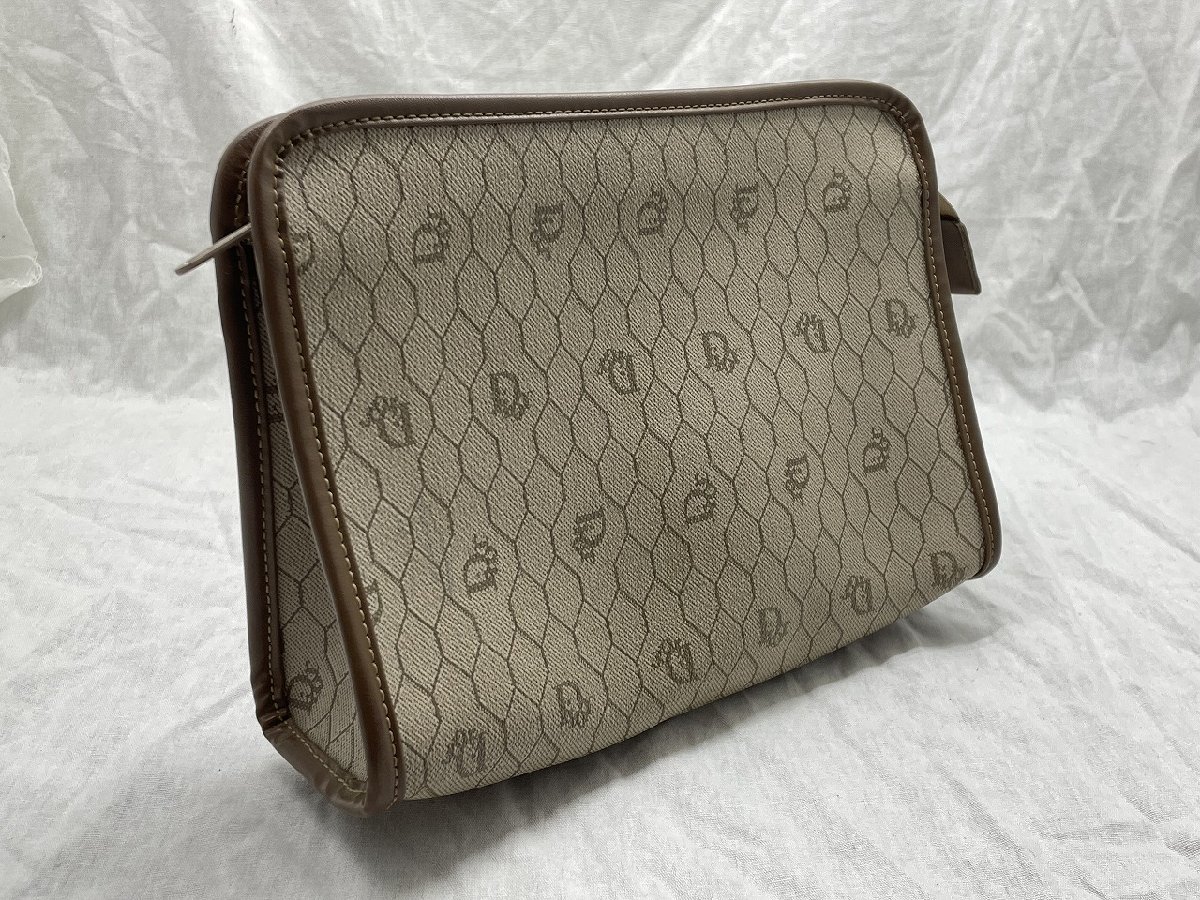 Christian Dior クラッチバッグ ベージュ/ブラック　アンティーク Christian Dior クラッチバッグ ベージュ/ブラック アンティーク