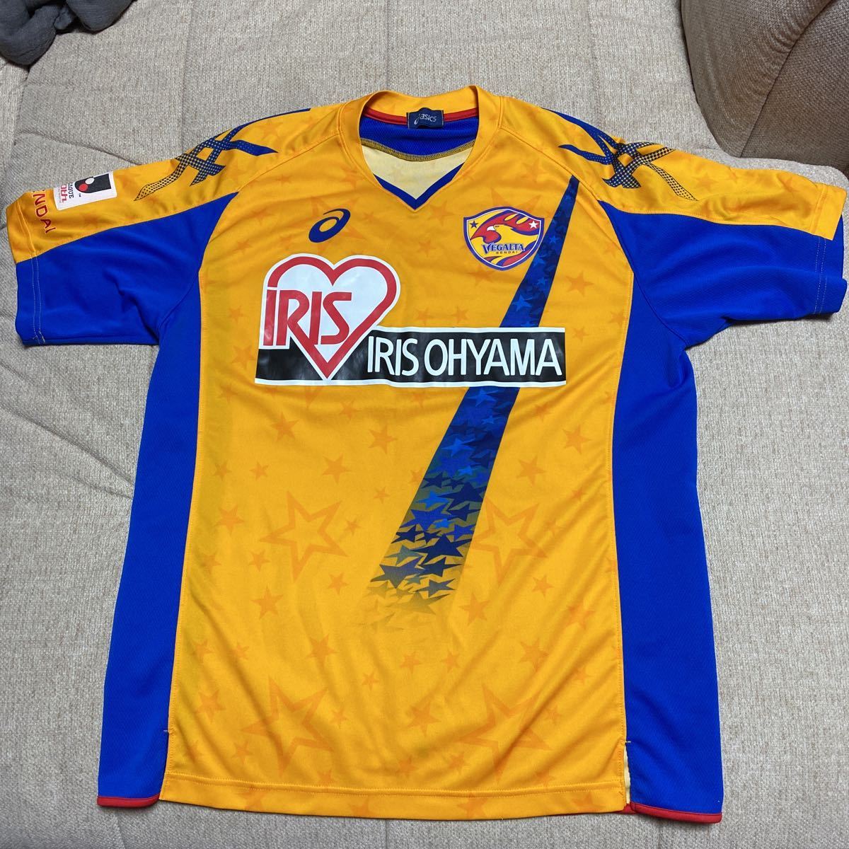 2002 ベガルタ仙台 財前宣之選手ホームユニフォーム ASICS社製 （株