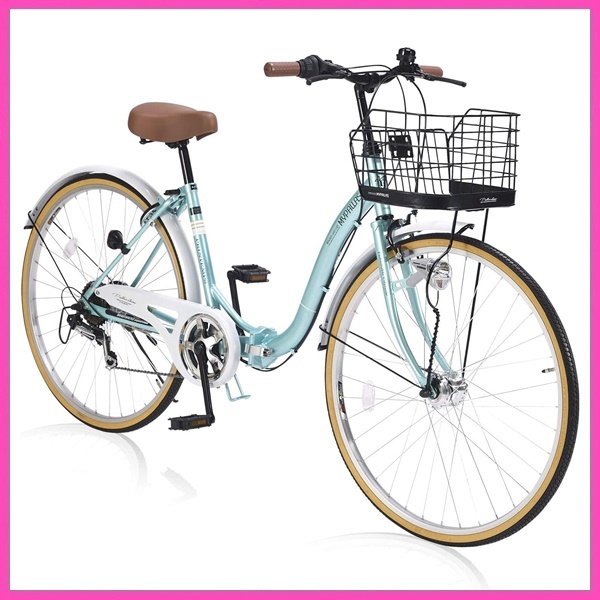 自転車 27インチ 6段変速 WISTERIA ウィステリア グリーン