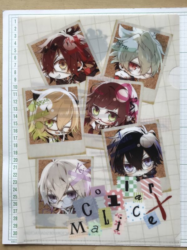 o-CF-006974☆Collar×Malice クリアファイル カラー×マリス 岡崎契