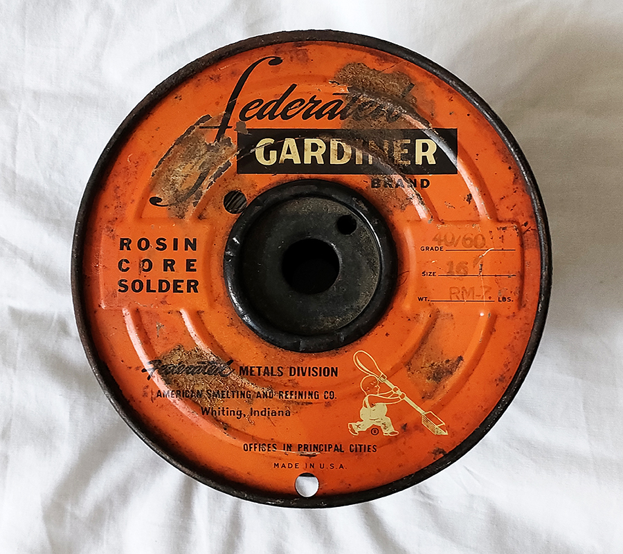【傷や汚れあり】GARDINER ガーディナー 40/60 ROSIN CORE ビンテージハンダ 1巻の落札情報詳細 ヤフオク落札価格