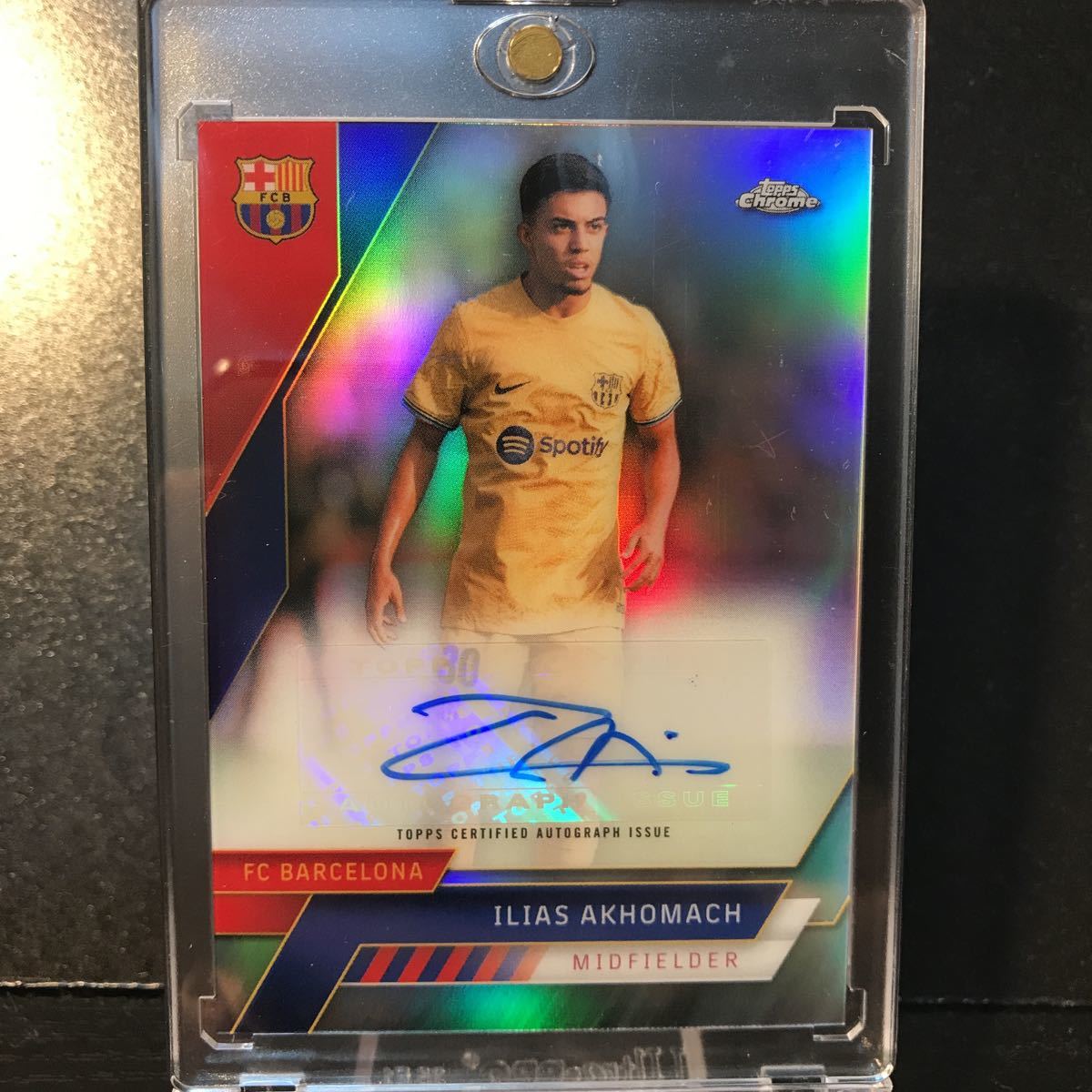 22-23 Topps AKHOMACH アコマック 直筆サインカード 未使用】【イリアス・アコマック サインカード/バルセロナ