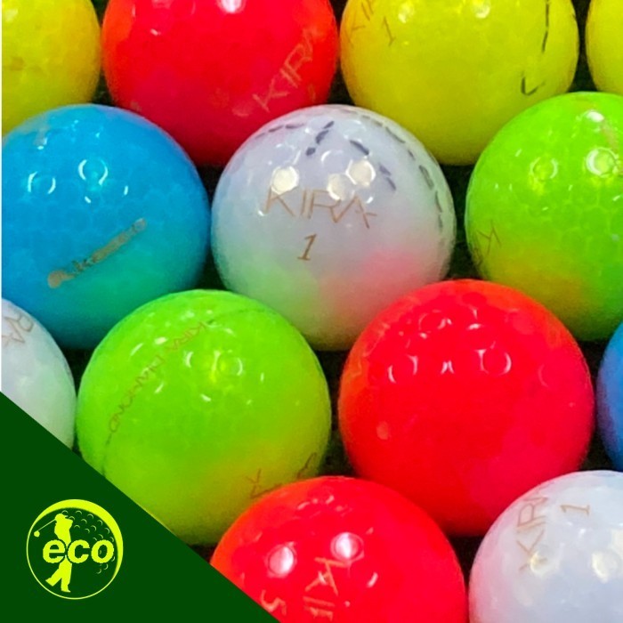 【やや傷や汚れあり】送料無料 ロストボール キャスコ kasco KIRA DIAMOND 30球 A+ABランクマーカー入り ゴルフボール