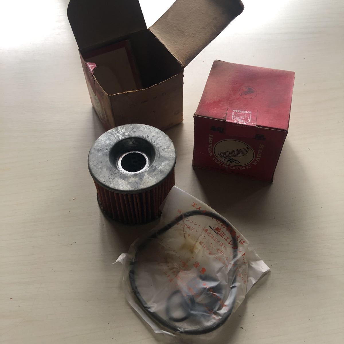 【未使用】ビンテージ HONDA純正パーツ N360N360A オイルフィルター 二個 ビンテージカー 当時物②の落札情報詳細 ヤフオク