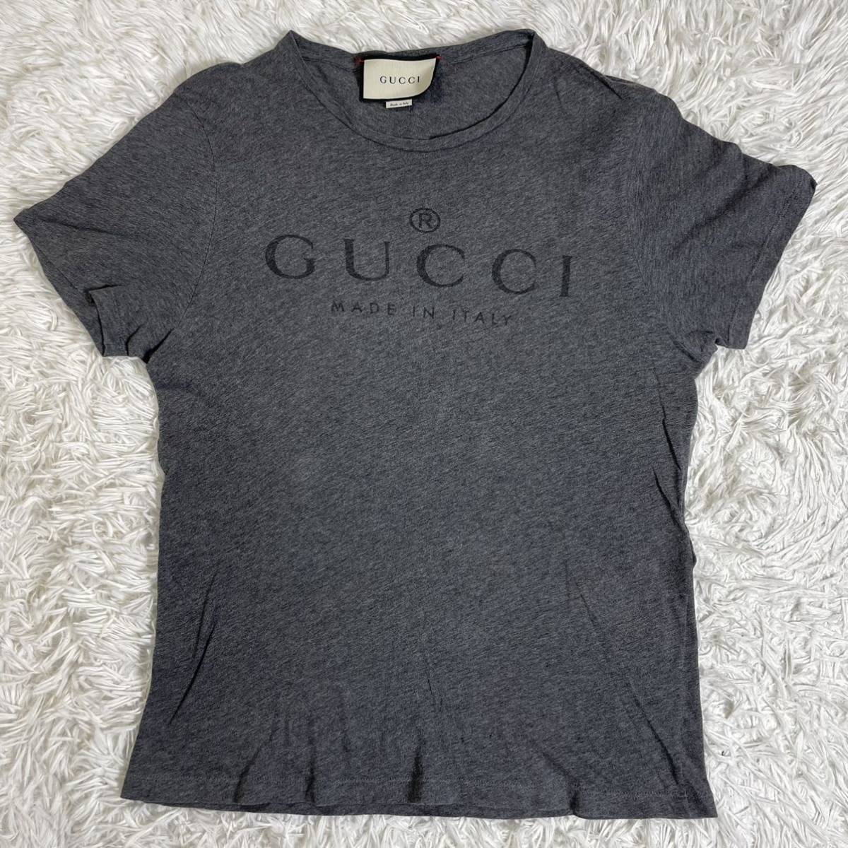 Gucci 96年 トムフォード期 ロゴ タンクトップ ノースリーブ トップス オレンジ M (208991
