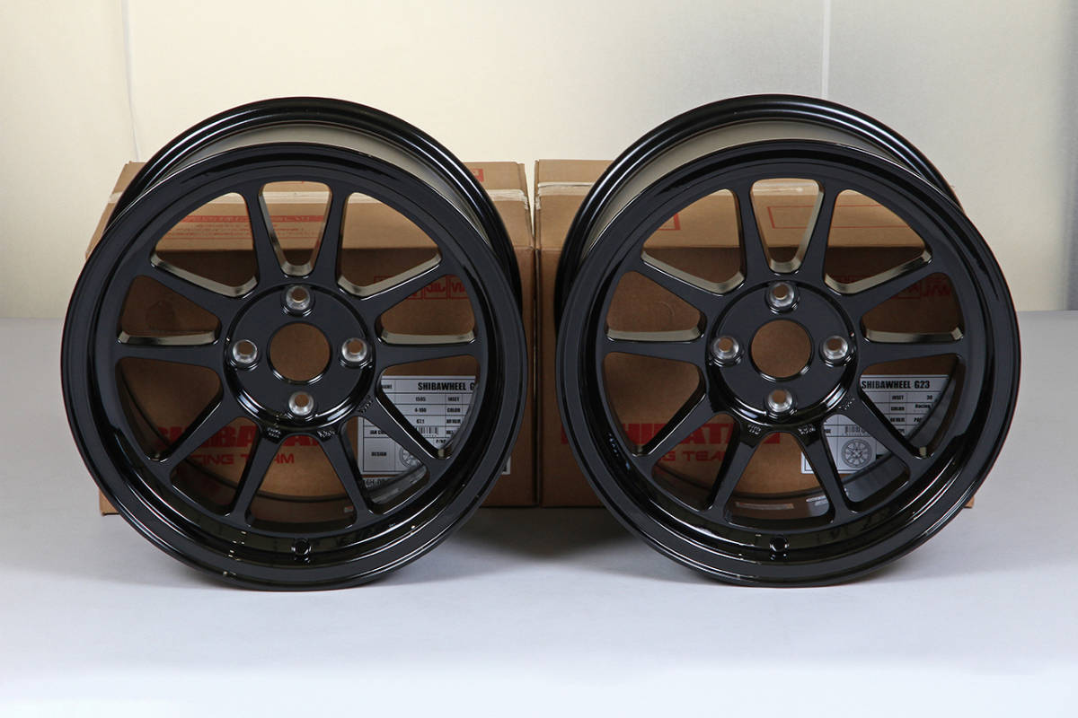 未使用】【新品】SHIBAWHEEL シバホイールG23 15inch 8.5J ＋30 4H