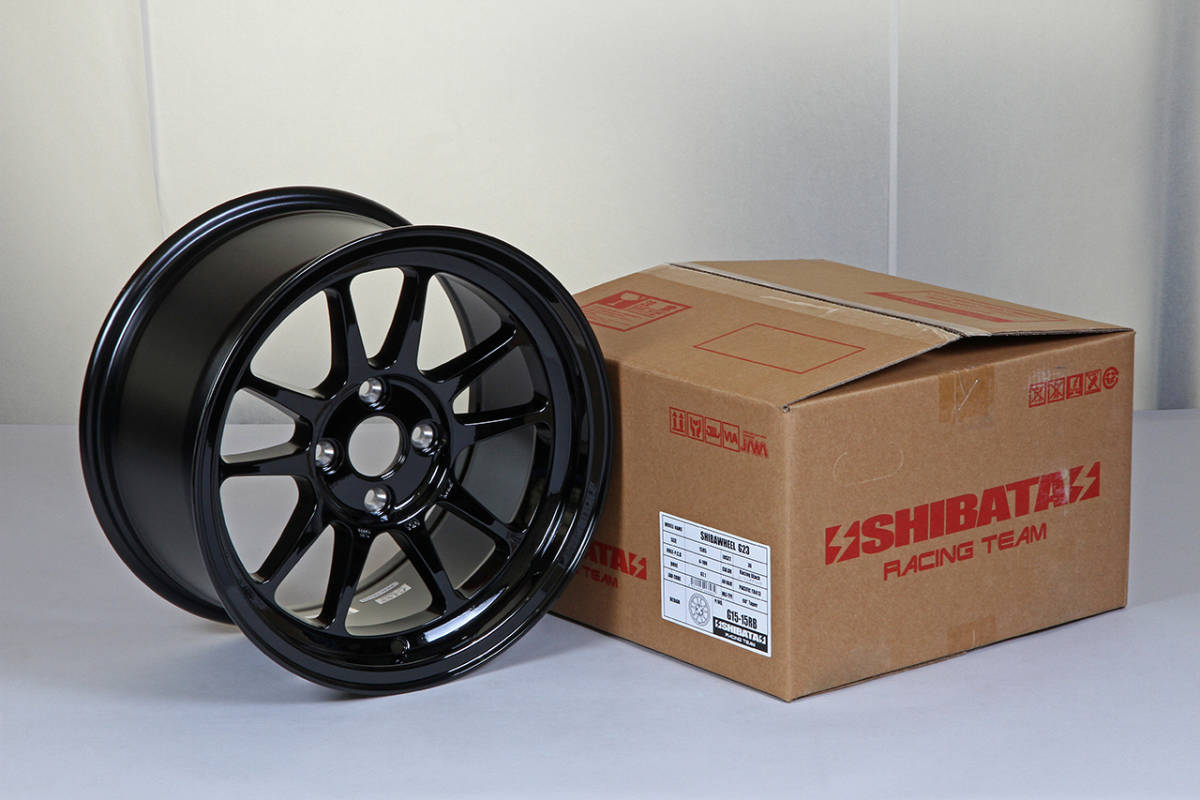 未使用】【新品】SHIBAWHEEL シバホイールG23 15inch 8.5J ＋30 4H
