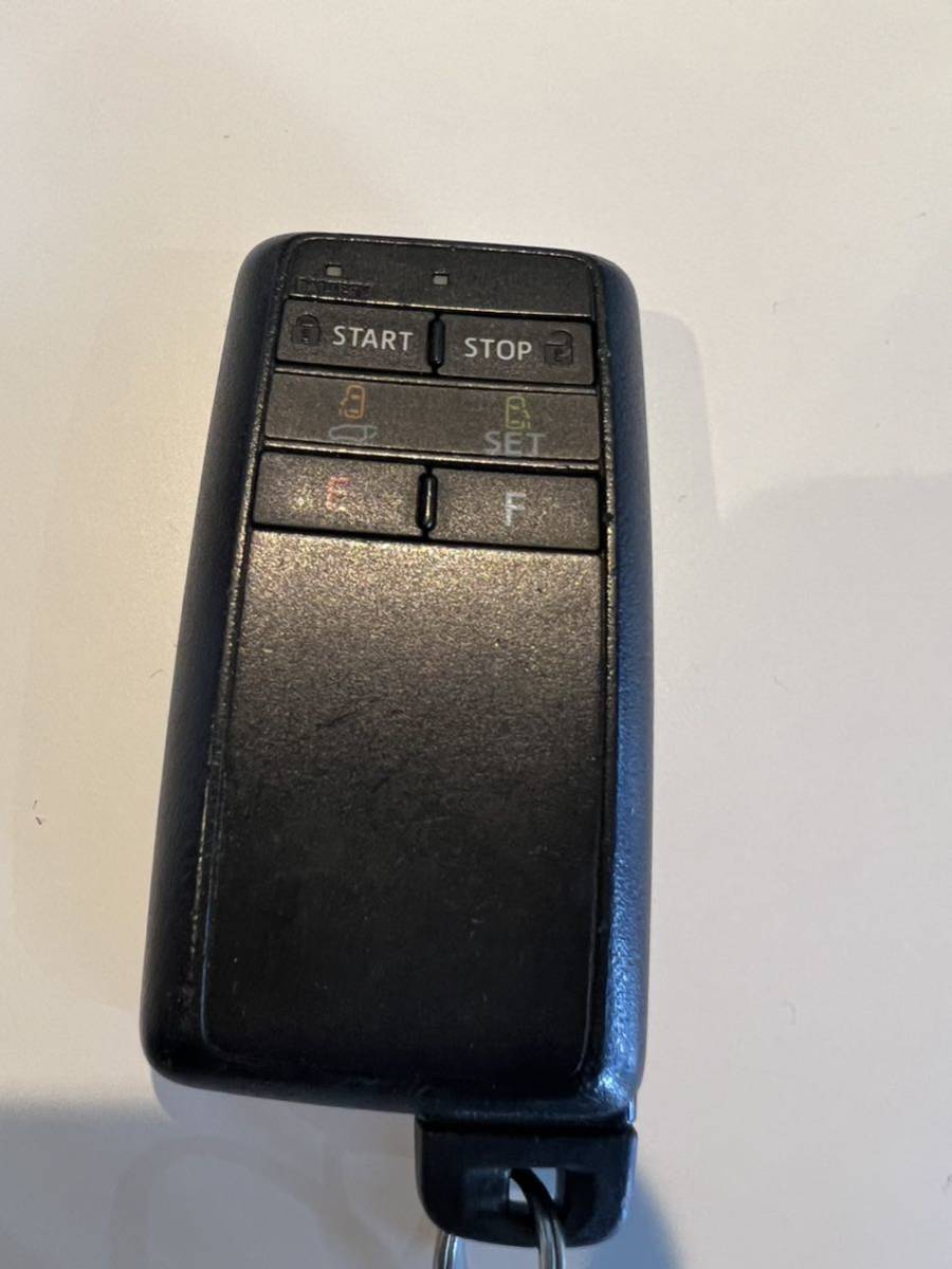 【未使用に近い】スマートキー エンジンスターター トヨタ純正 リモートスタート リモコンキー トヨタ ヴェルファイア アルファード クラウンの