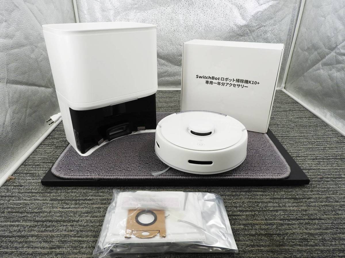 SwitchBotロボット掃除機K10+ 一年分アクセサリー付属W3011023