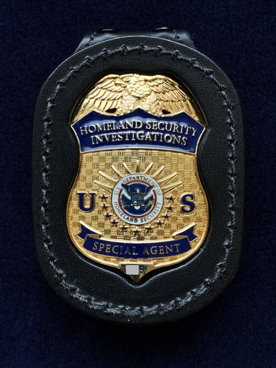 目立った傷や汚れなし】米国国土安全保障省 HSI 特別捜査官 セカンド