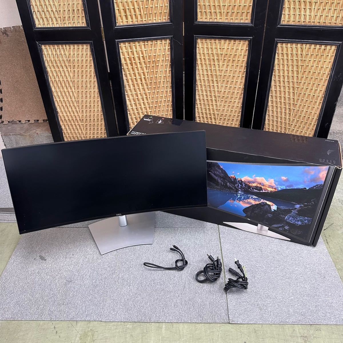 美品】Dellハイエンド シリーズ 34 曲面 USB-C ハブ モニター 未 美品】Dellハイエンド シリーズ 34 曲面 USB-C ハブ モニター 未