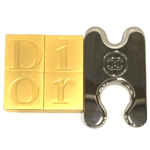 【やや傷や汚れあり】送料360円 シャネル アクセソワール ドゥ マッサージュ フェイス用マッサージツール 他 Dior ミラー 含 計2点