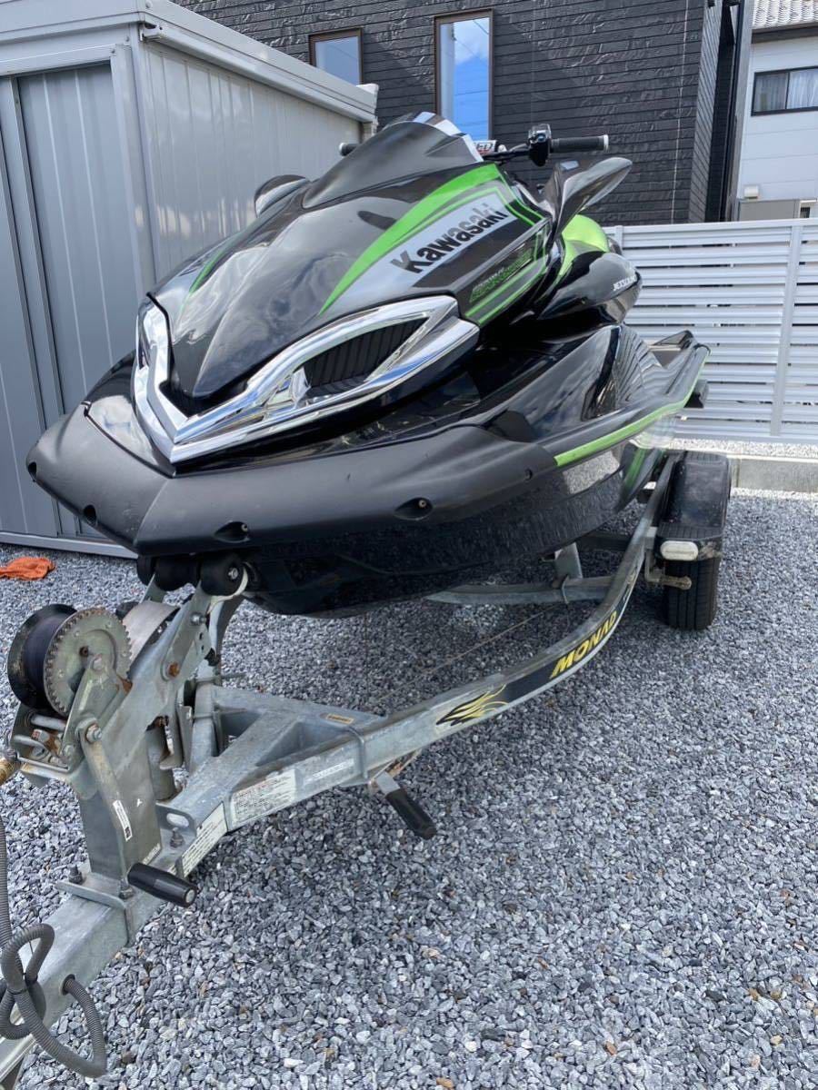 淡水使用 カワサキ ウルトラ 300X 船検、令和11年5月まで トレーラー