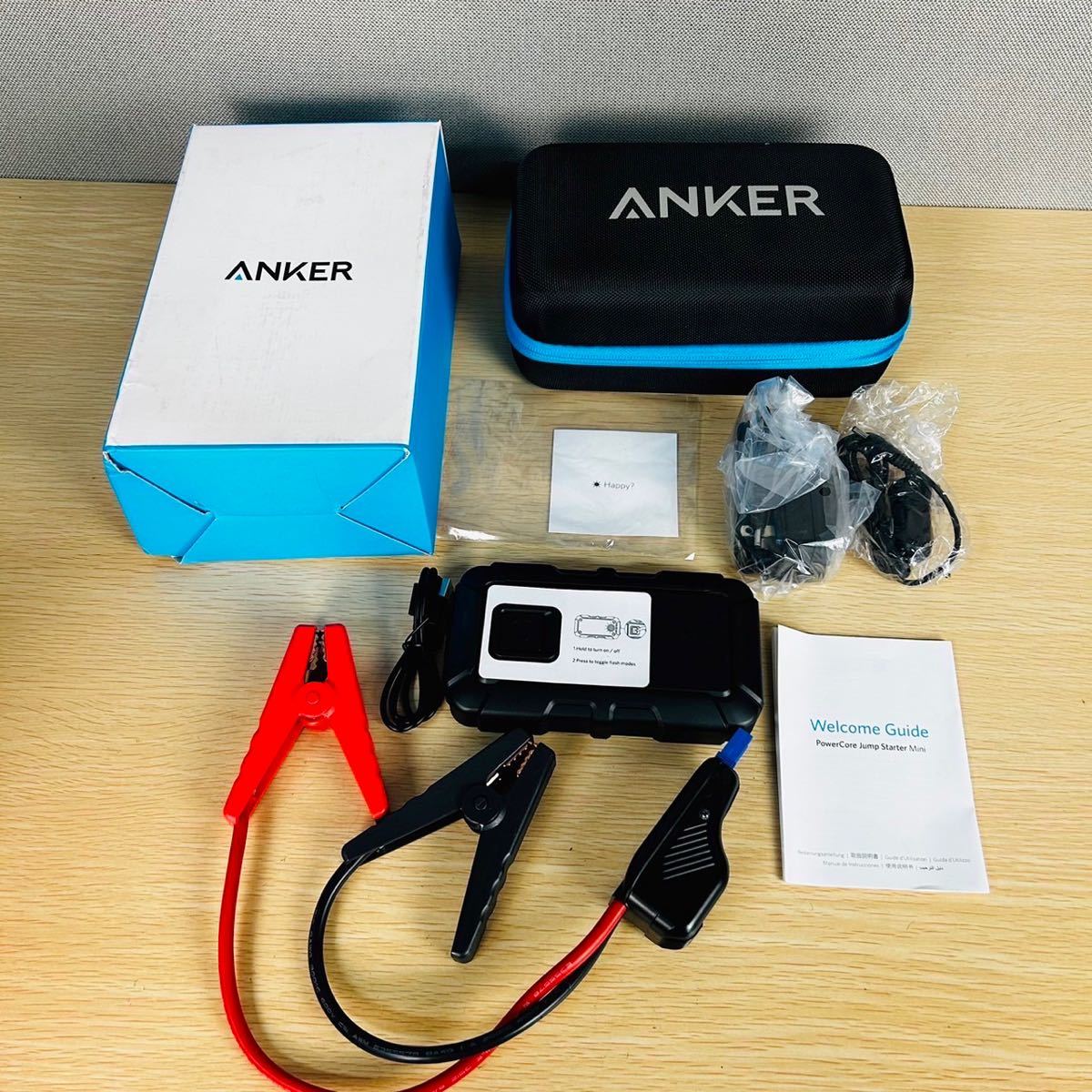 【目立った傷や汚れなし】★ ANKER アンカー ジャンプスターター PowerCore Jump Starter mini A1502 大