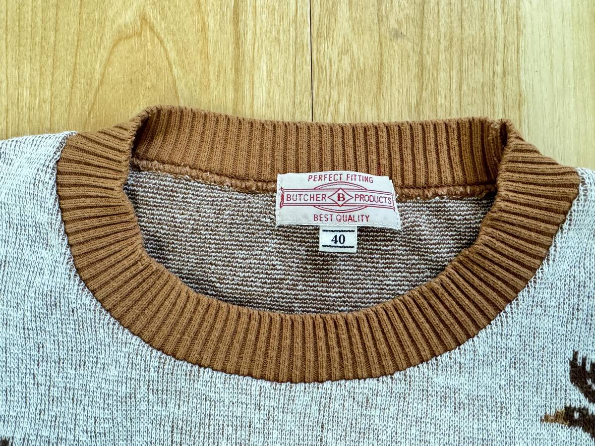 目立った傷や汚れなし】timeworn clothing アットラスト ブッチャー