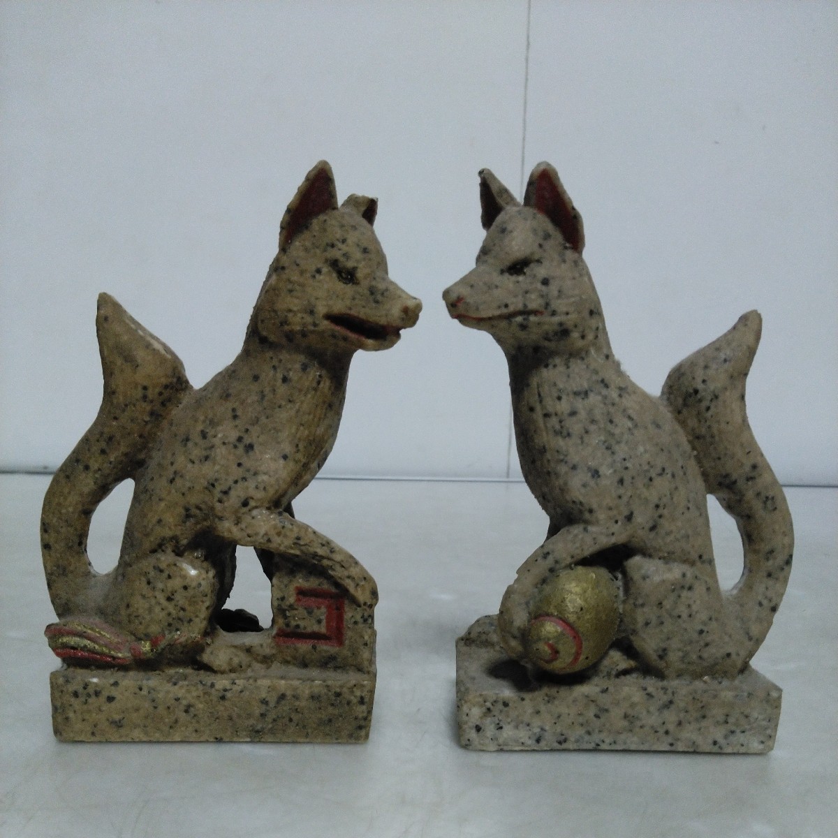 陶器 お稲荷様の彫刻 約15cm 51q5dRQjm5L._AC_UF894,