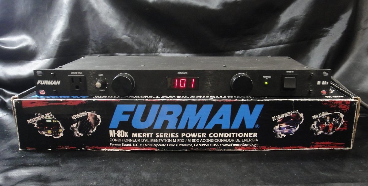 【全体的に状態が悪い】【中古】FURMAN ファーマン M8DX パワーコンディショナー 電源ディストリビューター JUNK ジャンク 現状
