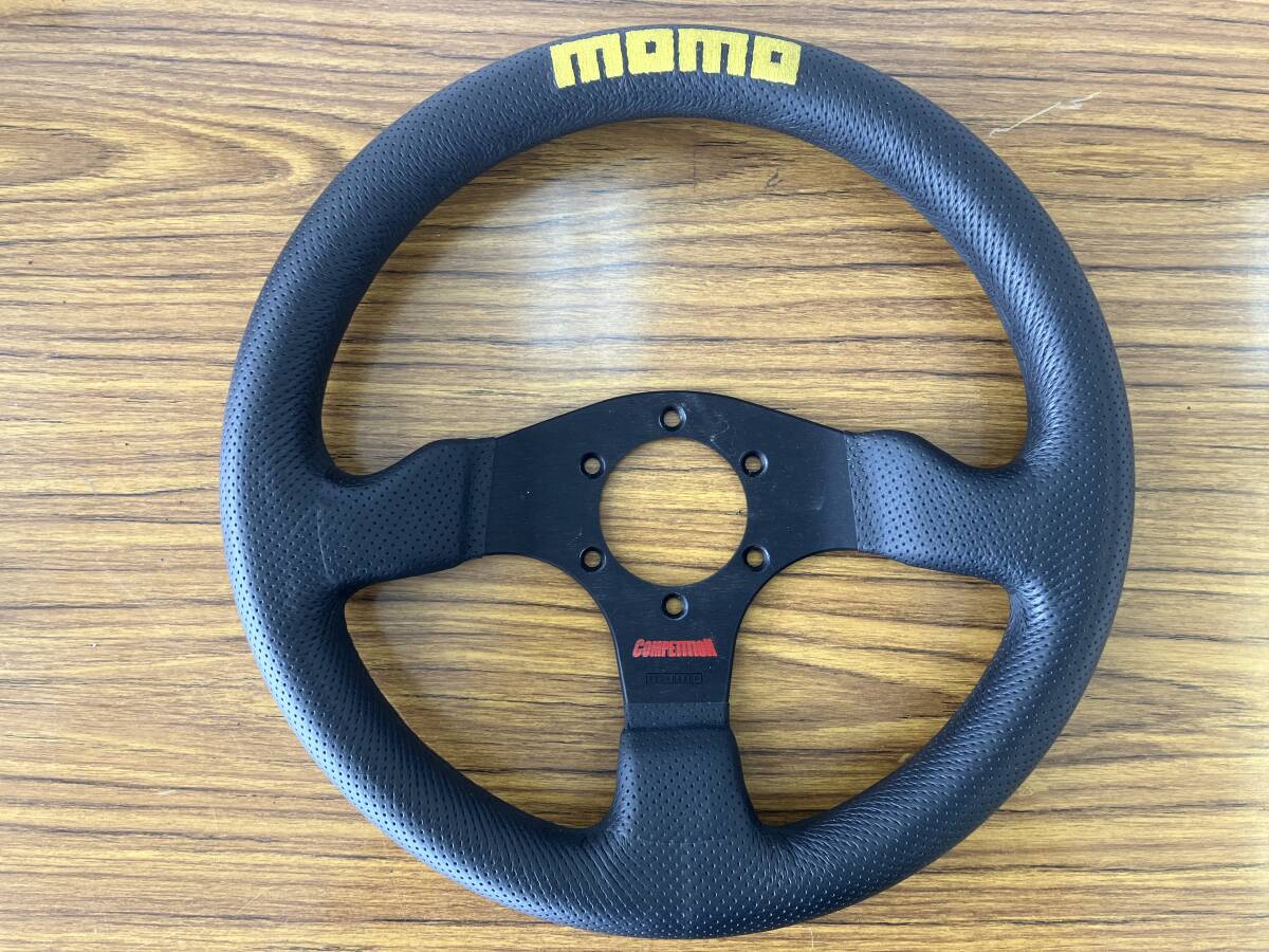 MOMO COMPETITION モモ コンペティション 35 レザーハンドル 中古