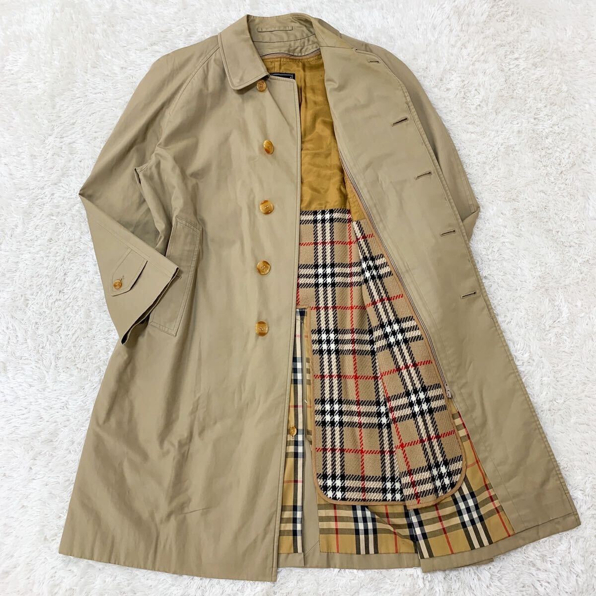 極美品/希少】バーバリーロンドン メガチェック トレンチコート