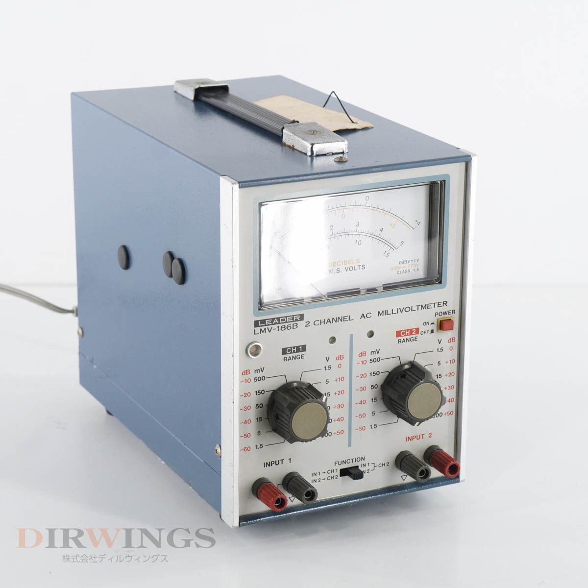 LEADER ACミリボルトメーター LMV-181A + オシレーター LAG-120B ■ 577A3-8 LEADER LMV-181A ACミリボルトメーター Data Library