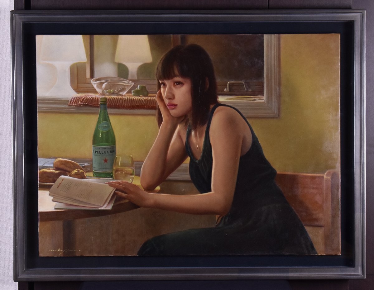 慶應◇リアリズムの若き才能【中島健太】真筆 2018年制作 油彩P8号『10  