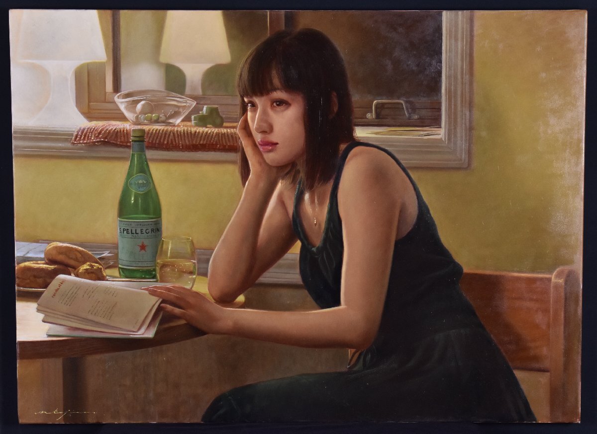 慶應◇リアリズムの若き才能【中島健太】真筆 2018年制作 油彩P8号『10  