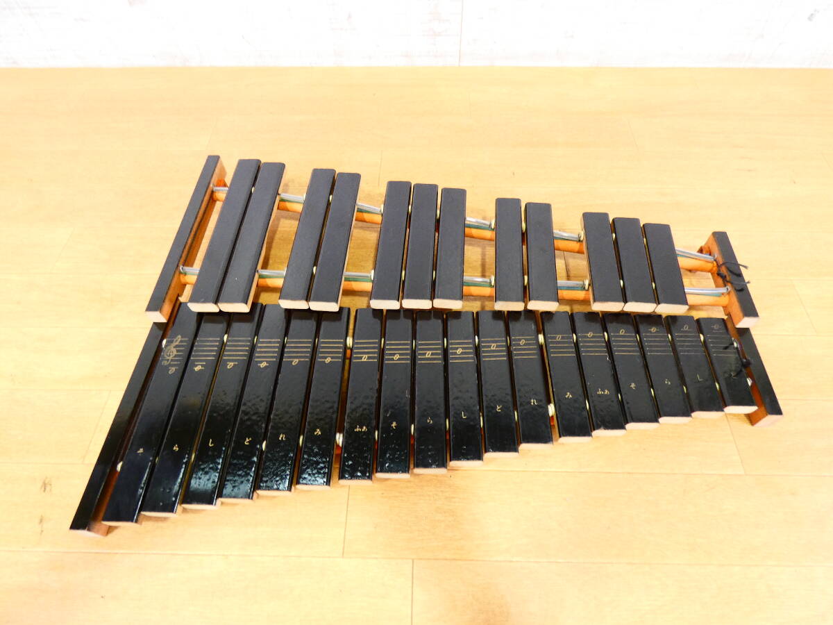 YAMAHA 卓上 シロフォン 木琴（YAMAHA 荒々しい 卓上 木琴 30音