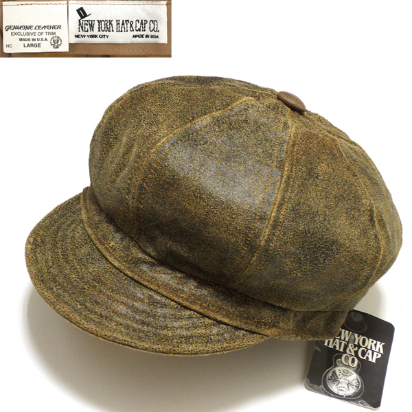 USA米国製ニューヨークハットCorduroy SpitfireオリーブXL新品